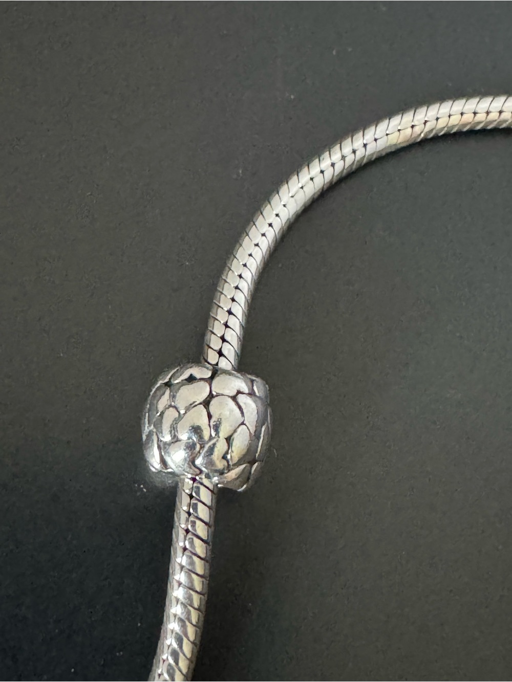 Retired Pandora Sterling Charm Bead - “Lotsa Love” #79014